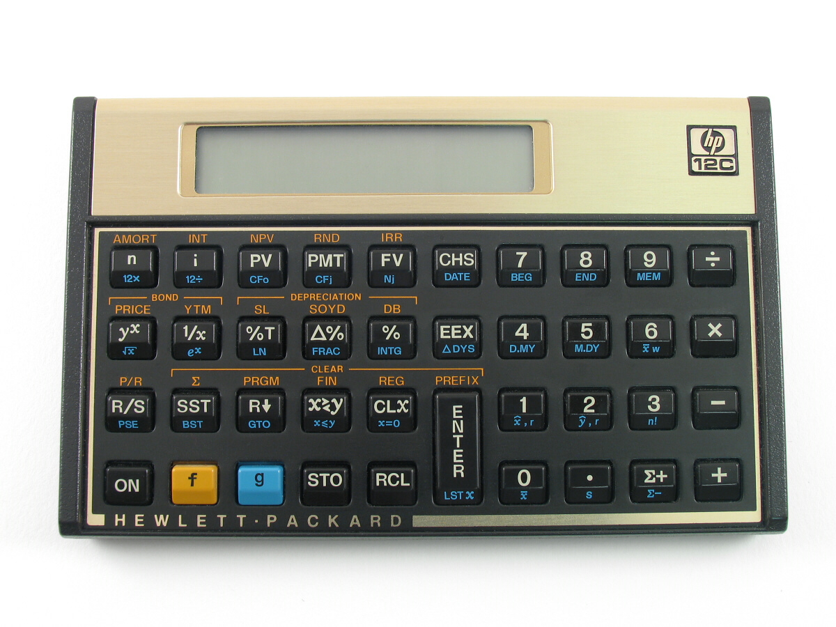 hp 12c financial calculator manual setzero