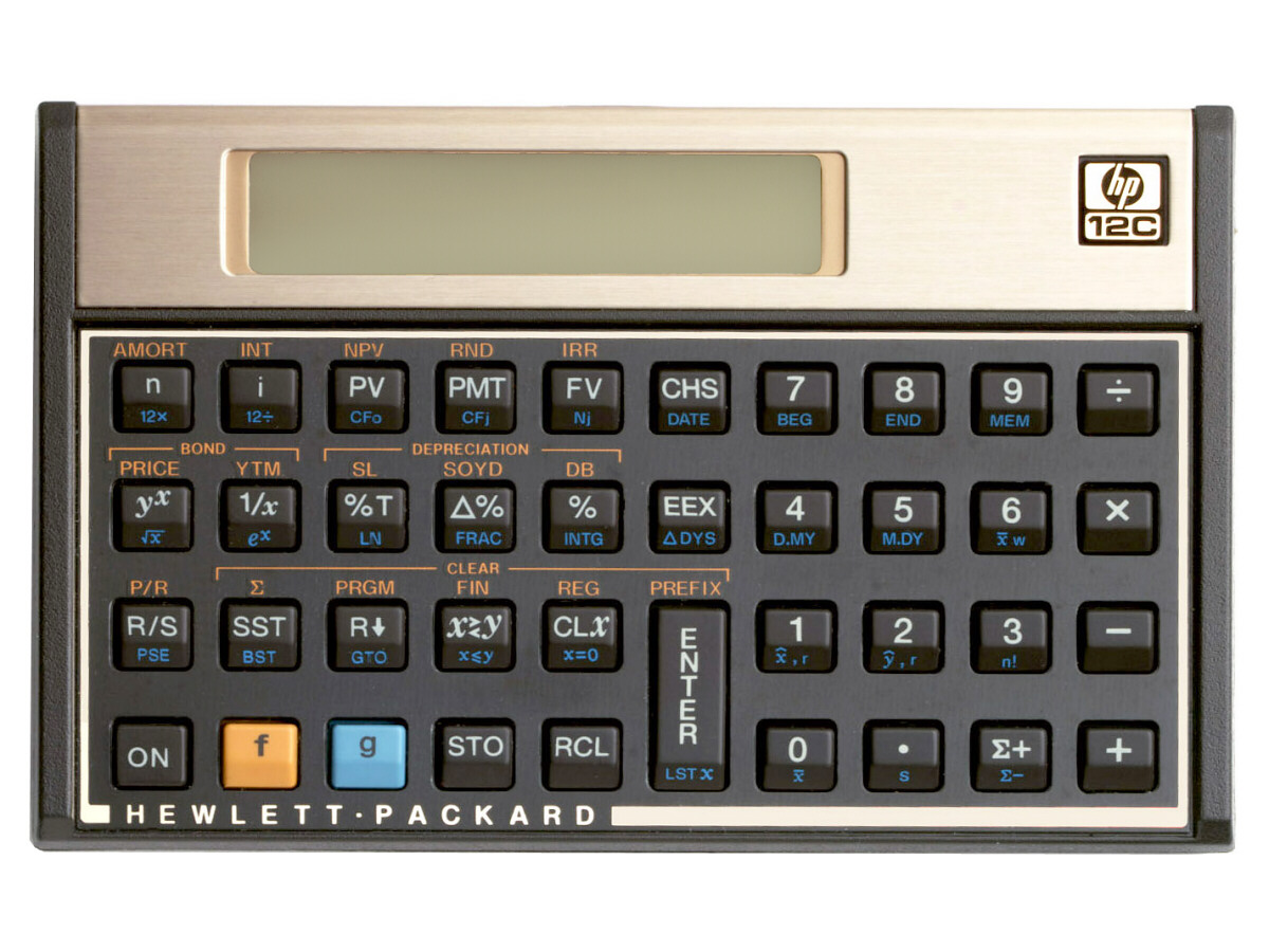 HP 12C Financial Calculator