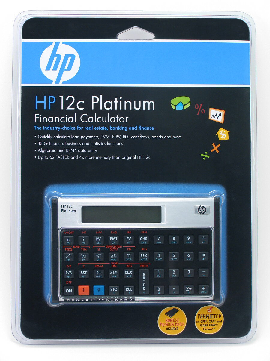 Hp 12c Platinum Financial Calculator